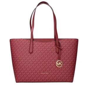 Red Fabric Shoulder Bag
