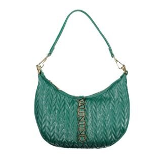 Green Polyurethane Women's Bag
