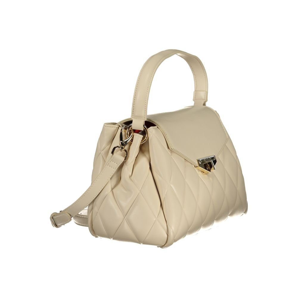 Beige Polyurethane Womens Bag - Image 3