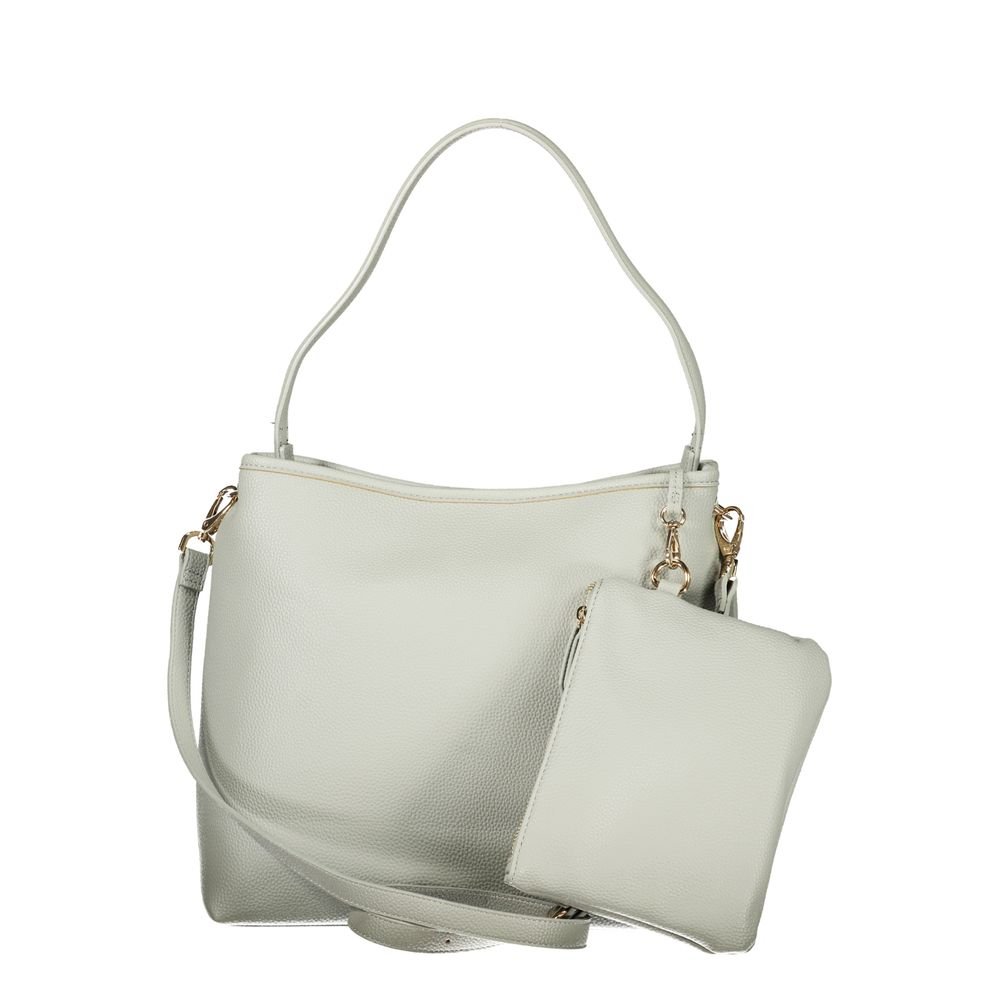Grey Polyurethane Women's Bag - Image 2