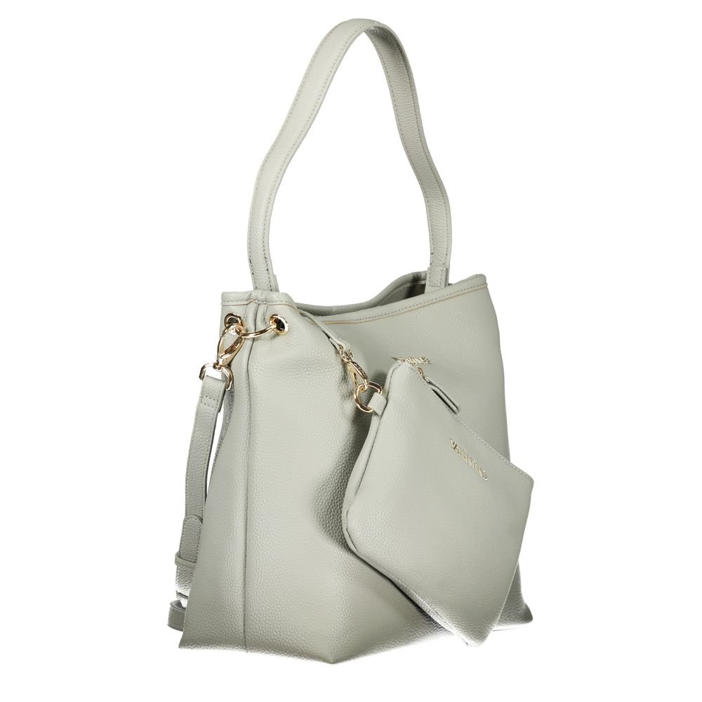 Grey Polyurethane Women's Bag - Image 3