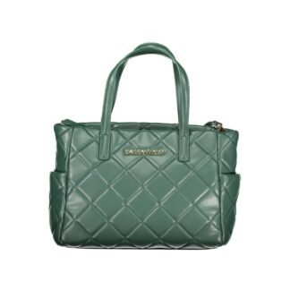 Green Polyurethane Women's Bag