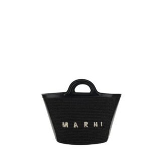Black Cotton Shoulder Bag
