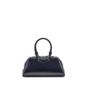 Black Calf Leather Bos Taurus Handbag