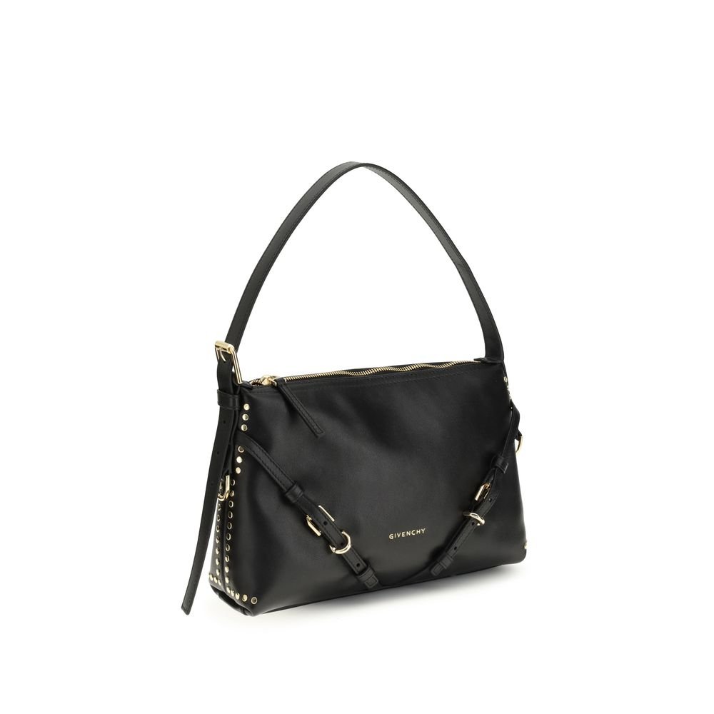 Black Calf Leather Bos Taurus Shoulder Bag - Image 2