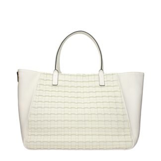 Beige Leather Handbag