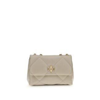 Beige Calf Leather Bos Taurus Shoulder Bag