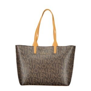 Brown Polyurethane Women's Bag