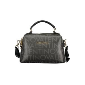 Nero Poliuretano Donna Bag with Adjustable and Removable Strap