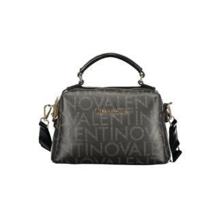 Nero Poliuretano Donna Bag with Adjustable and Removable Strap
