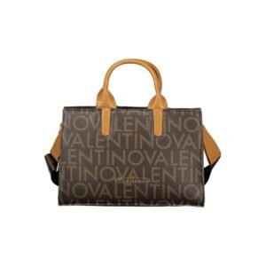Brown Polyurethane Women's Bag