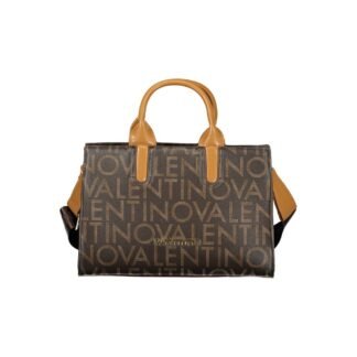 Brown Polyurethane Women's Bag