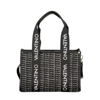 Black Polyester Women Bag