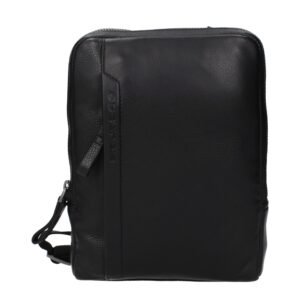 Black Leather Crossbody Bag