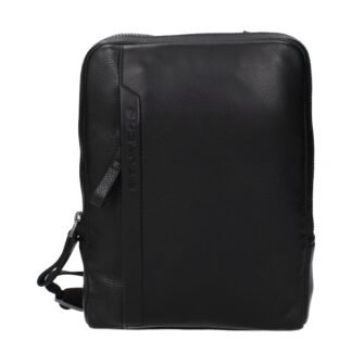 Black Leather Crossbody Bag